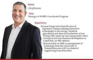 Photo of Greg Keenan, manager of WARF's Accelerator Program, 20 years experience commercializing innovative technologies